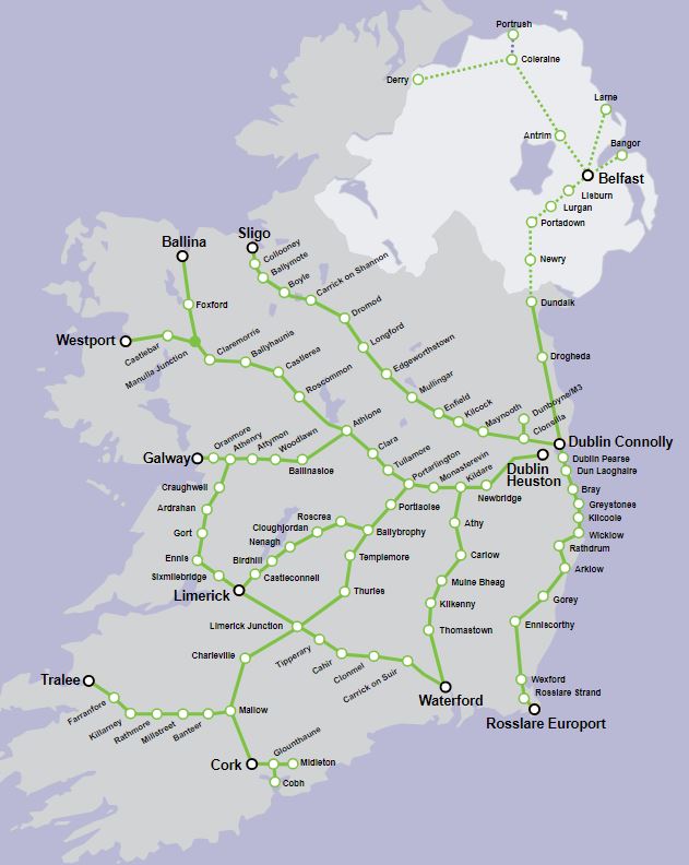 Irish Rail Sail Destinations Andybtravels