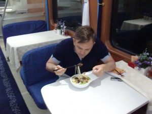 Dinner on a Chinese Train