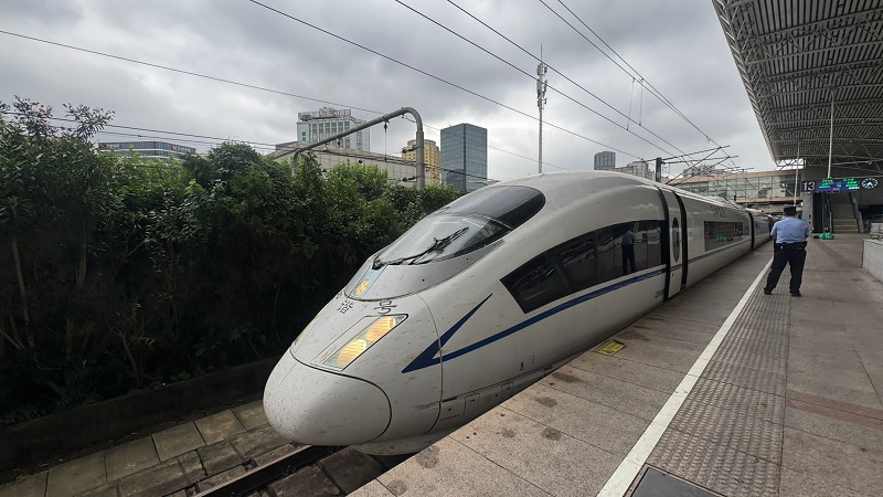 china high-speed train rail