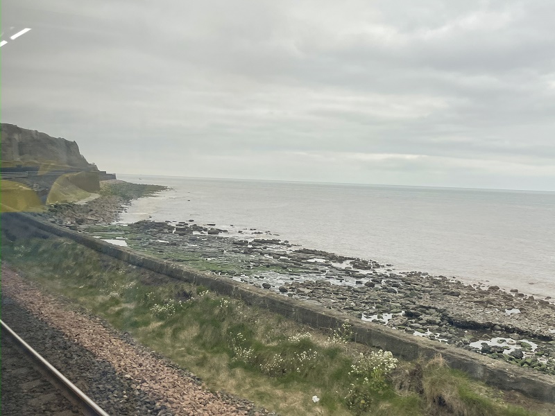 cumbrian coast line view