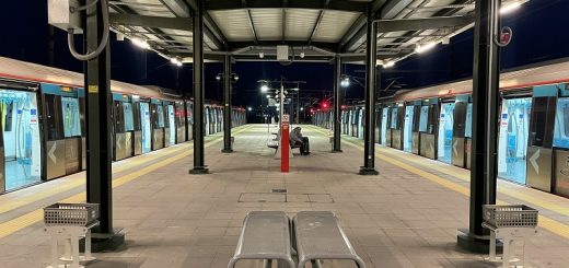 marmaray trains halkali station istanbul