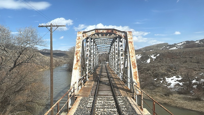 railway bridge dogu express train turkey