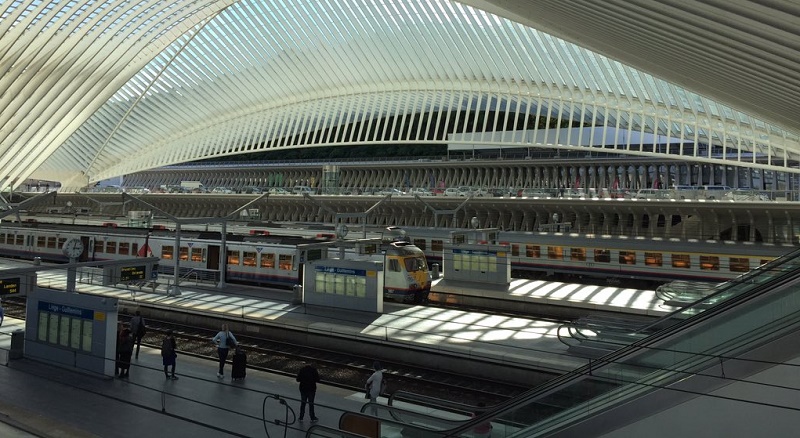 Liège-Guillemins railway station Belgium train ticket fare