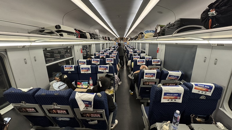 second class china train kunming hekou