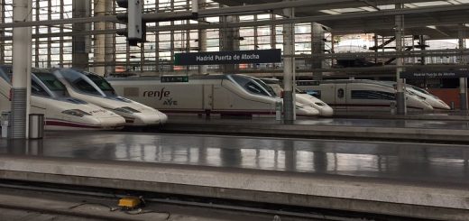 madrid atocha station high-speed trains spain supended evening