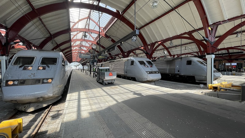 Malmö railway station trains sweden