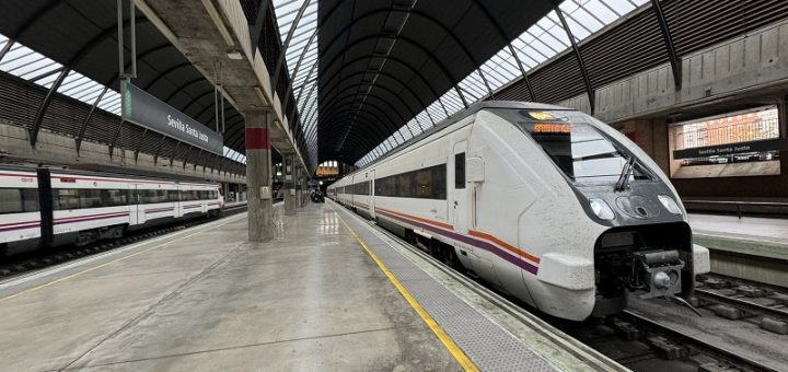 train andalusia seville spain