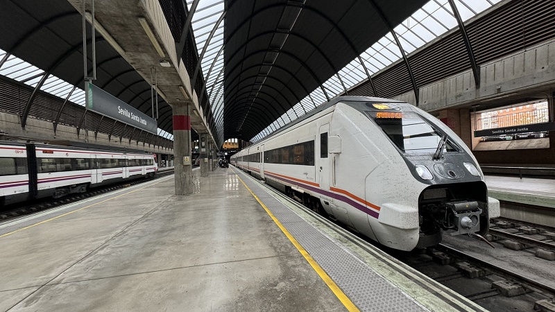 train andalusia seville spain