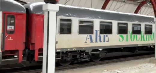 Snälltåget train Malmö to Oslo