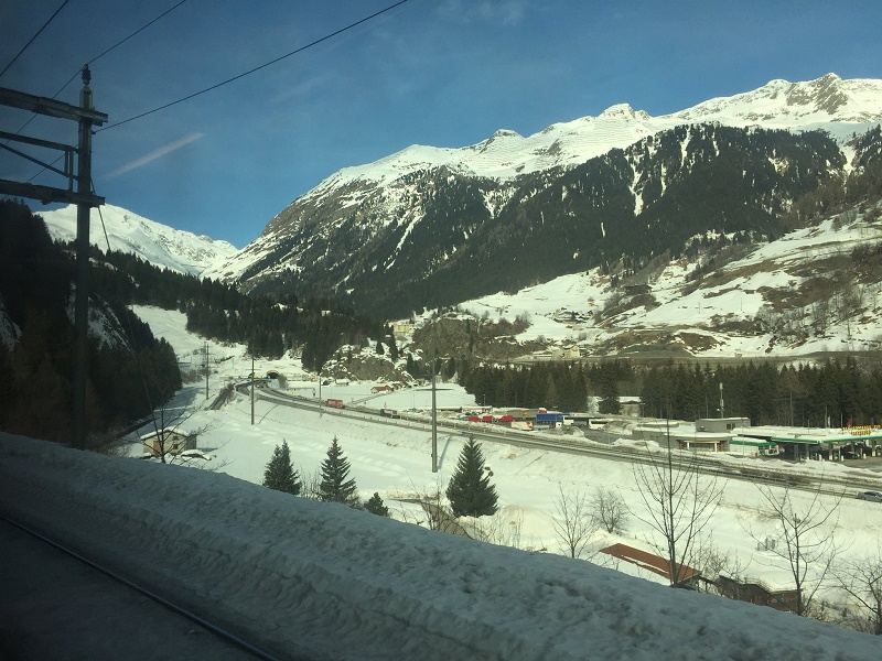 gotthard pass train view