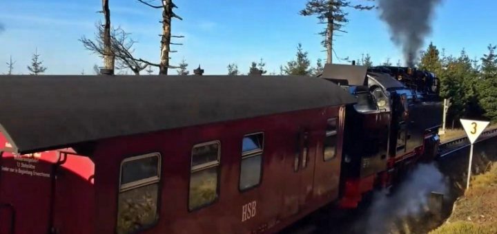 steam train brocken railway