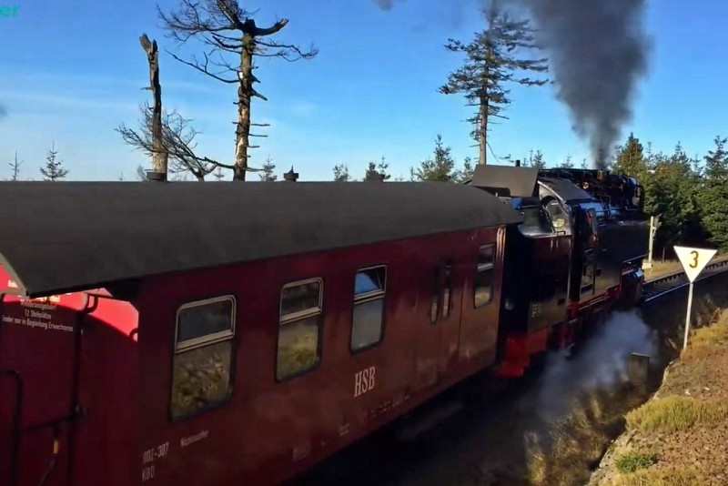 steam train brocken railway