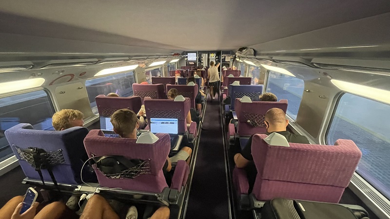 first class seats tgv high-speed train paris to barcelona