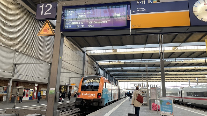 ÖBB railjet munich to vienna