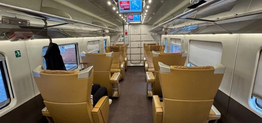 executive class trenitalia frecciarossa high-speed train seats