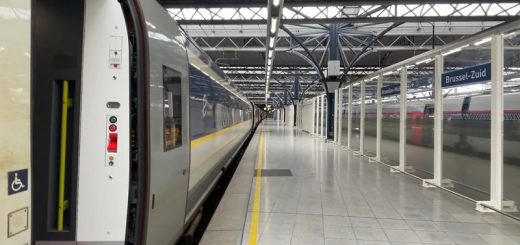 brussels south eurostar high-speed train