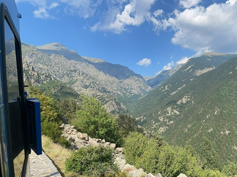 Núria Rack Railway hidden rail gem train