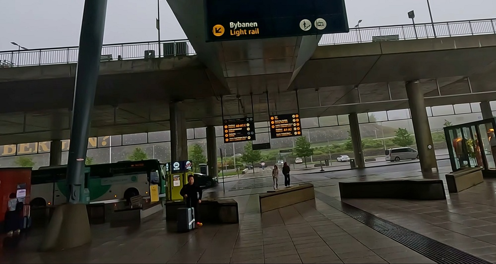 light rail station bergen airport bybanen