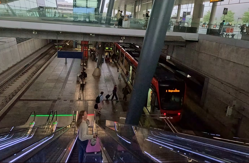 Bybanen tram bergen airport light rail